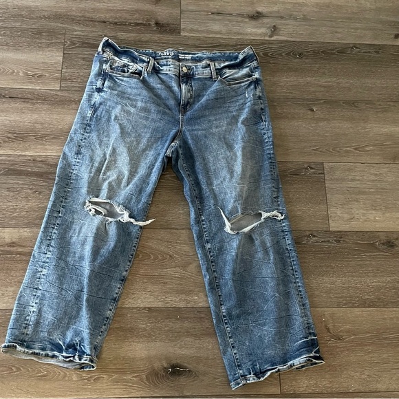 TORRID Perfect Wide Leg Vintage‎ Stretch Jean Y2K Baggy Acid Wash Size 20R - Picture 5 of 11